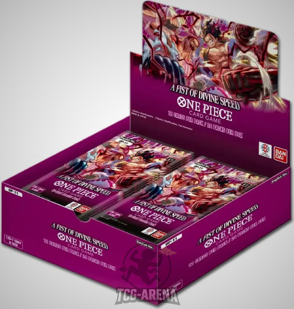 One Piece OP11 A Fist of Divine Speed Display