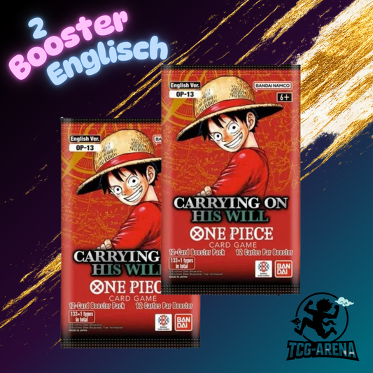 One Piece OP13 Englisch Booster 2x