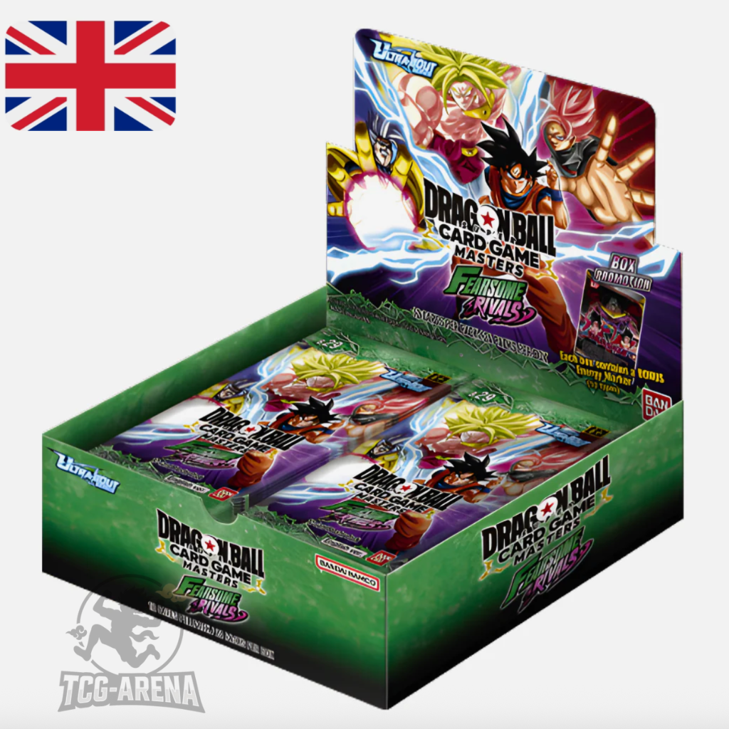 Dragonball B29 Masters Fearsome Rivals Booster Display ENGLISCH
