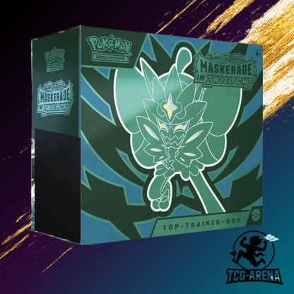 Pokemon Karmesin & Purpur KP06 Maskerade im Zwielicht Top Trainer Box (deutsch)
