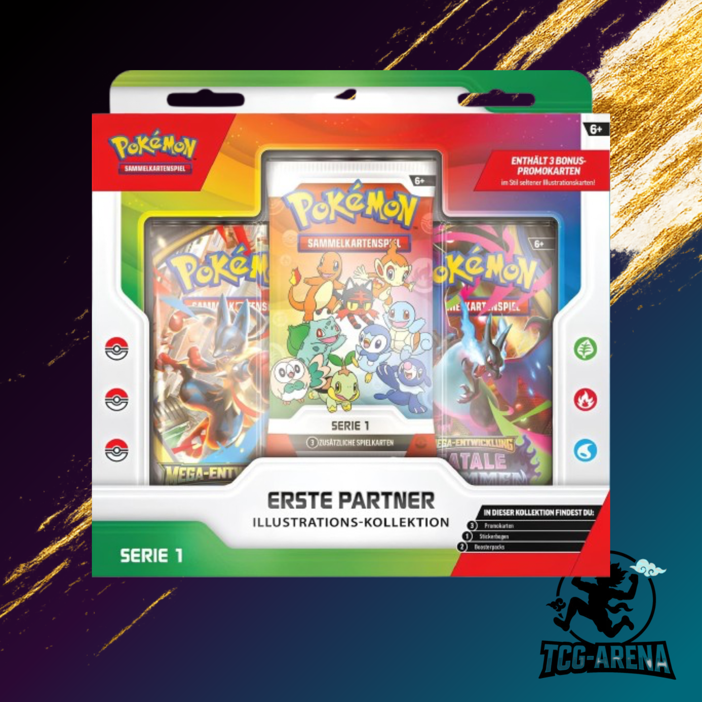 Erste Partner Illustrations-Kollektion - Deutsch Pokemon TCG