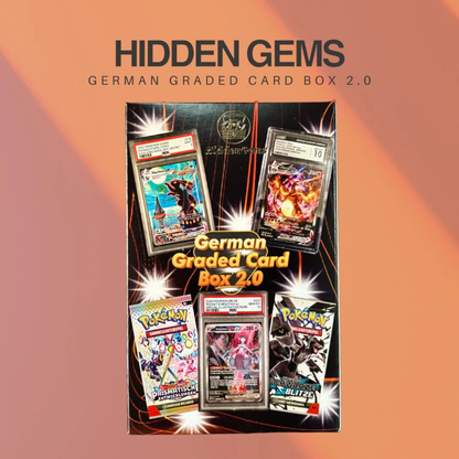 Hidden Gems Pokémon German Graded Card Booster Box 2.0