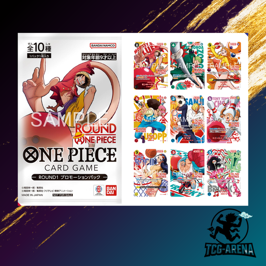One Piece Card Game x Round 1 Promo-Boosterpack (Japanisch) – Exklusive Event Promo